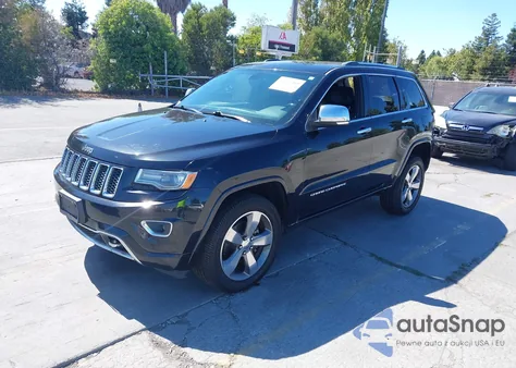 2014 Jeep Grand Cherokee Overland z USA, uszkodzony, nr VIN 1C4RJFCG4EC361981